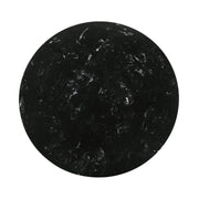 Venus and Jackie 5 Piece Black Marble Round Dining Set - Furniture City (CA)l