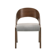 Venus and Polly 5 Piece Walnut and Marble Round Dining Set - Furniture City (CA)l