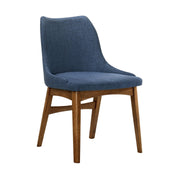 Westmont and Azalea Blue and Walnut Wood 5 Piece Dining Set - Furniture City (CA)l
