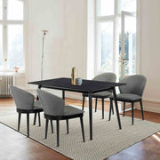 Westmont and Juno Charcoal and Black 5 Piece Dining Set - Furniture City (CA)l
