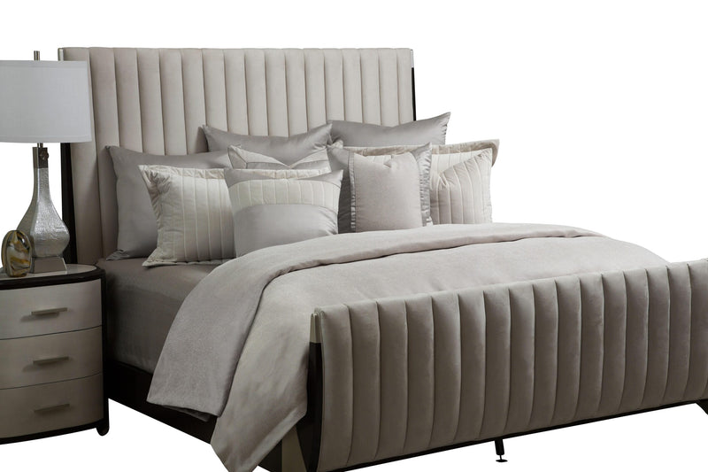Skylar 9-Piece Queen Comforter Set - Champagne