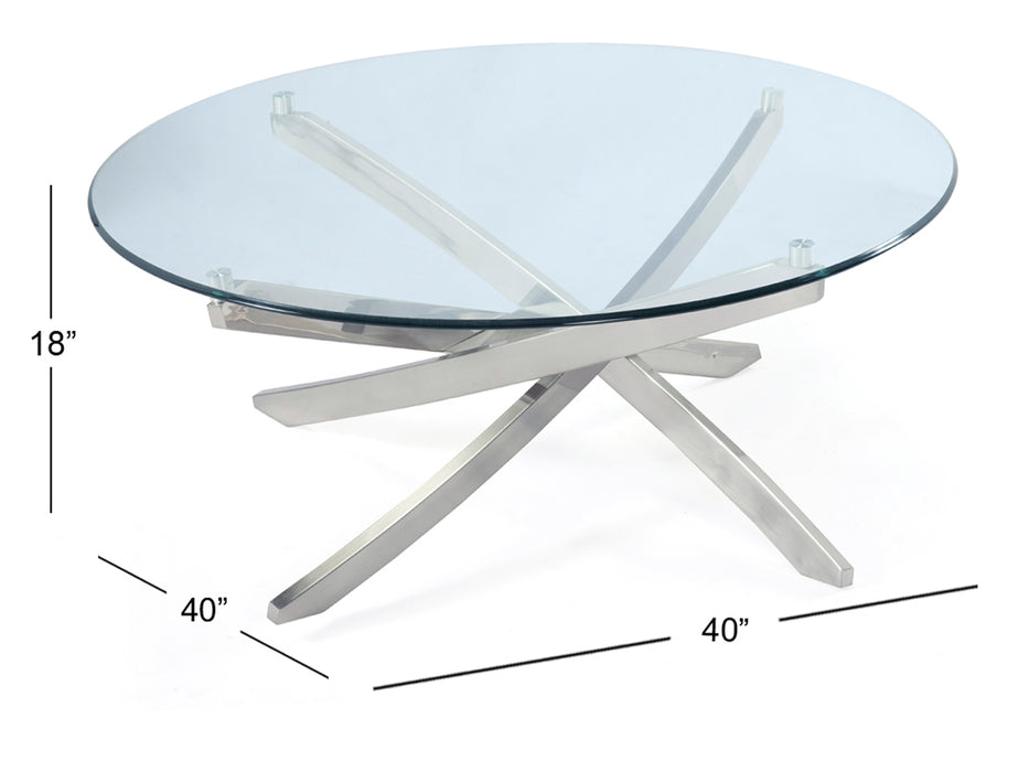 Zila Round Cocktail Table