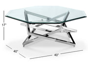 Lenox Square Octagonal Cocktail Table - Furniture City (CA)l