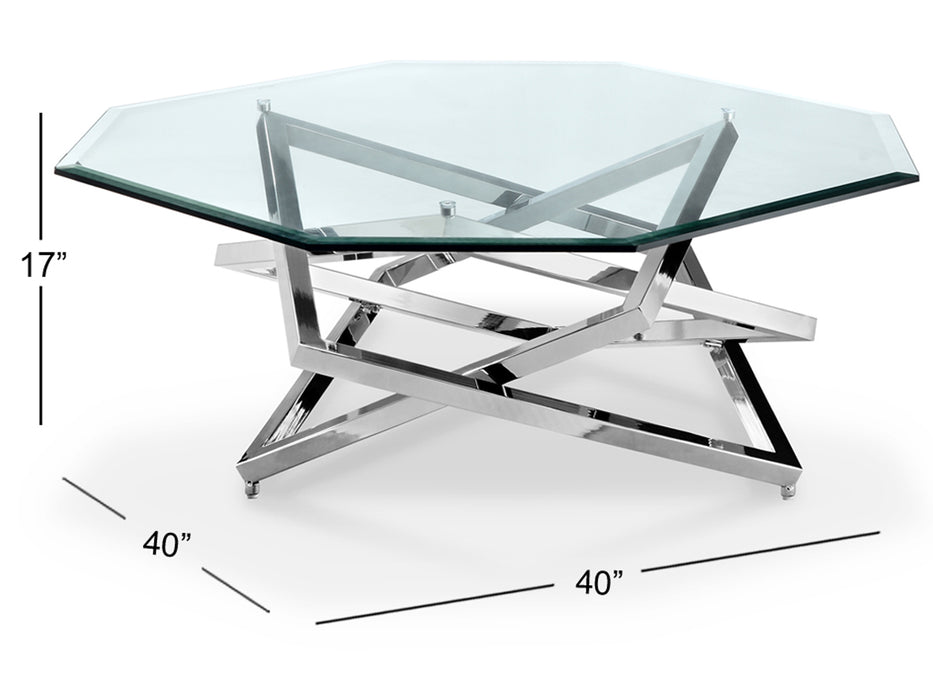 Lenox Square Octagonal Cocktail Table