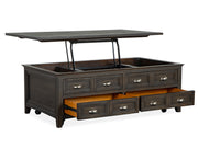 Westley Falls Lift Top Storage Cocktail Table W/Casters - Furniture City (CA)l