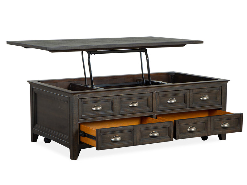 Westley Falls Lift Top Storage Cocktail Table W/Casters - Furniture City (CA)l