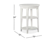 Heron Cove Round Accent End Table - Furniture City (CA)l
