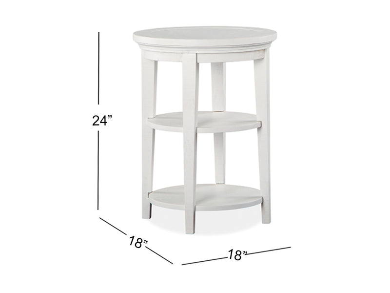 Heron Cove Round Accent End Table - Furniture City (CA)l
