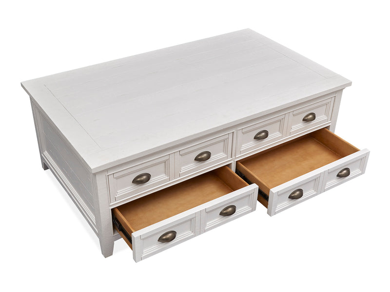 Heron Cove Lift Top Storage Cocktail Table W/Casters - Furniture City (CA)l