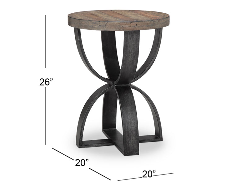 Bowden Round Accent Table - Furniture City (CA)l