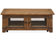 Chesterfield Lift Top Storage Cocktail Table W/Casters - Furniture City (CA)l