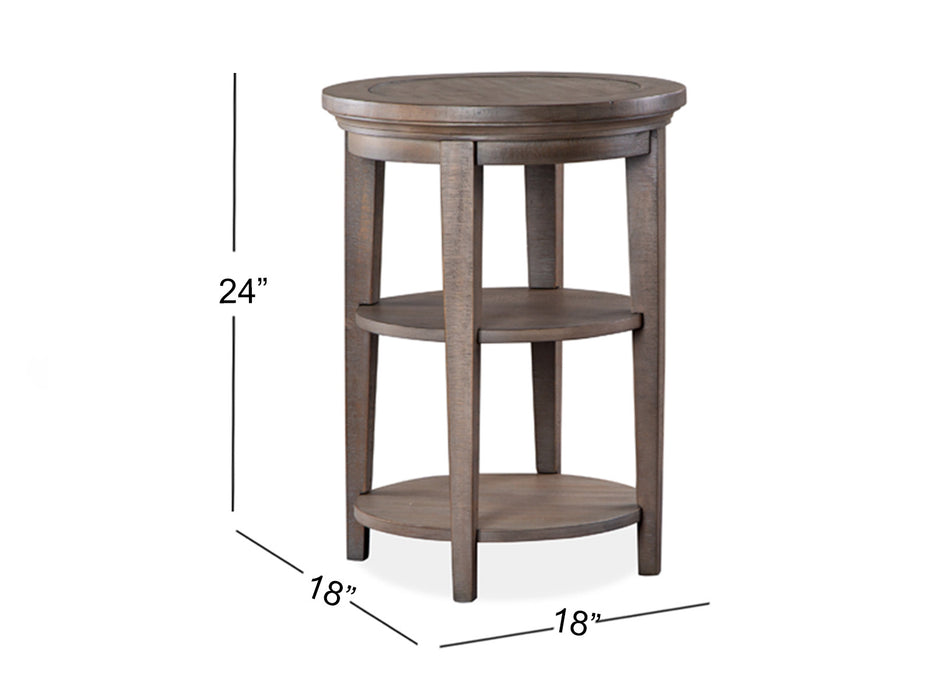 Paxton Place Round Accent End Table