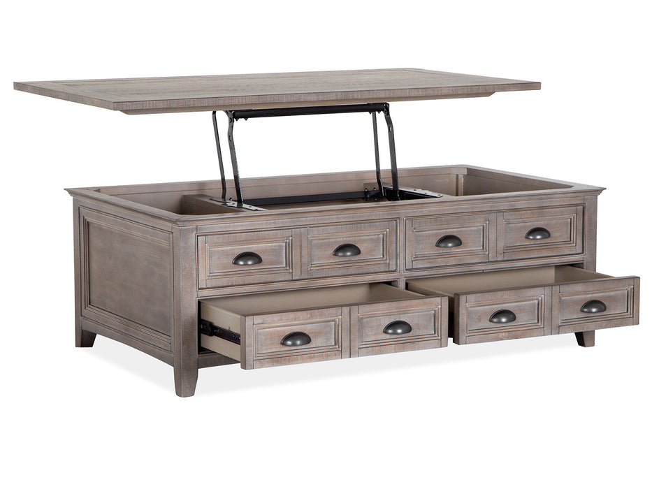 Paxton Place Lift Top Storage Cocktail Table W/Casters