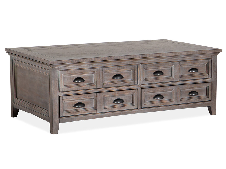 Paxton Place Lift Top Storage Cocktail Table W/Casters