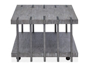 Eldridge Rectangular Cocktail Table W/Casters - Furniture City (CA)l