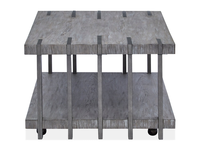 Eldridge Rectangular Cocktail Table W/Casters - Furniture City (CA)l
