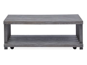 Eldridge Rectangular Cocktail Table W/Casters - Furniture City (CA)l