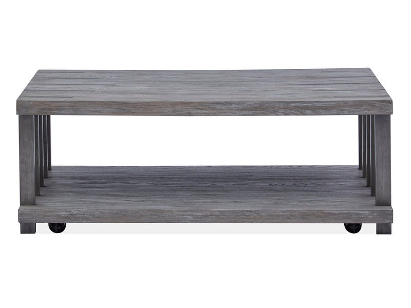 Eldridge Rectangular Cocktail Table W/Casters - Furniture City (CA)l