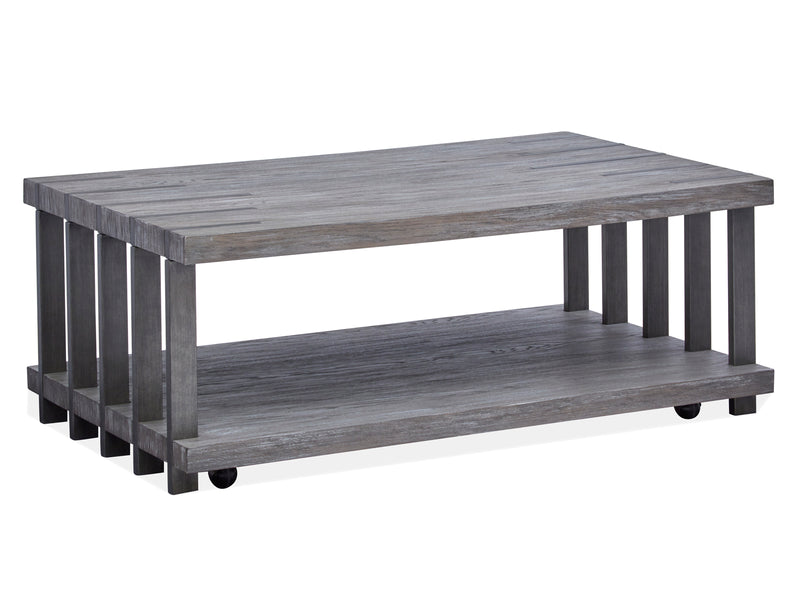 Eldridge Rectangular Cocktail Table W/Casters - Furniture City (CA)l