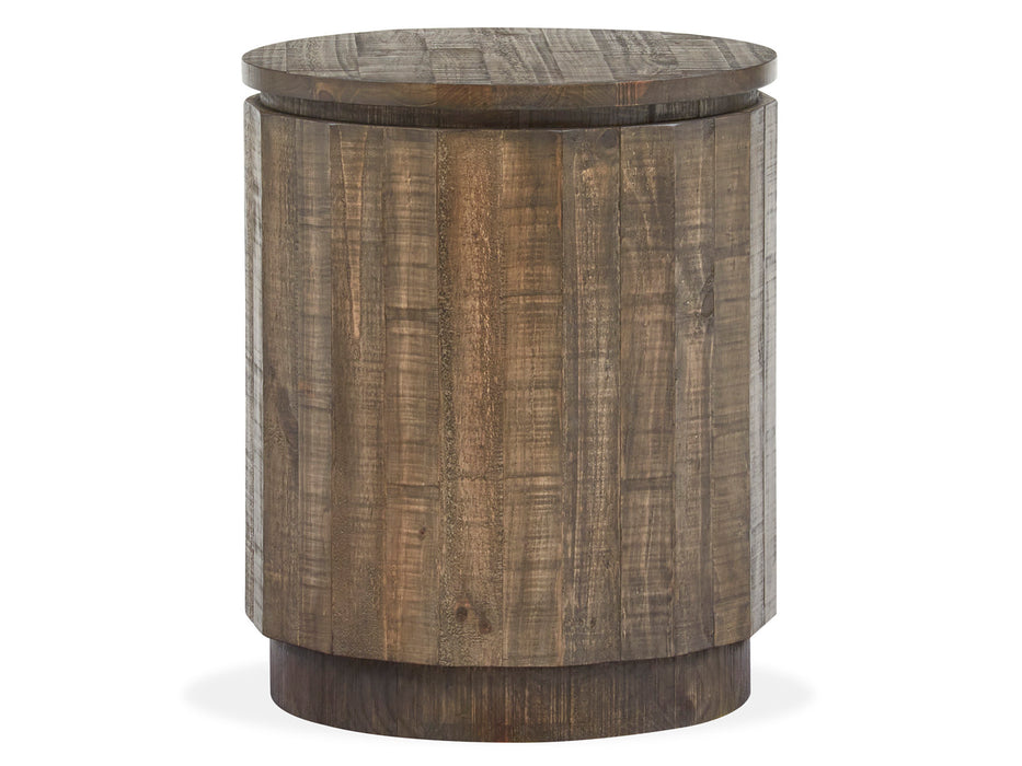 Baisden Round Accent End Table