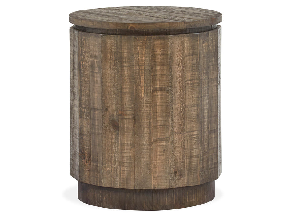 Baisden Round Accent End Table