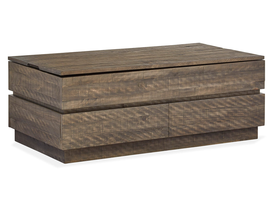 Baisden Lift Top Storage Cocktail Table W/Casters