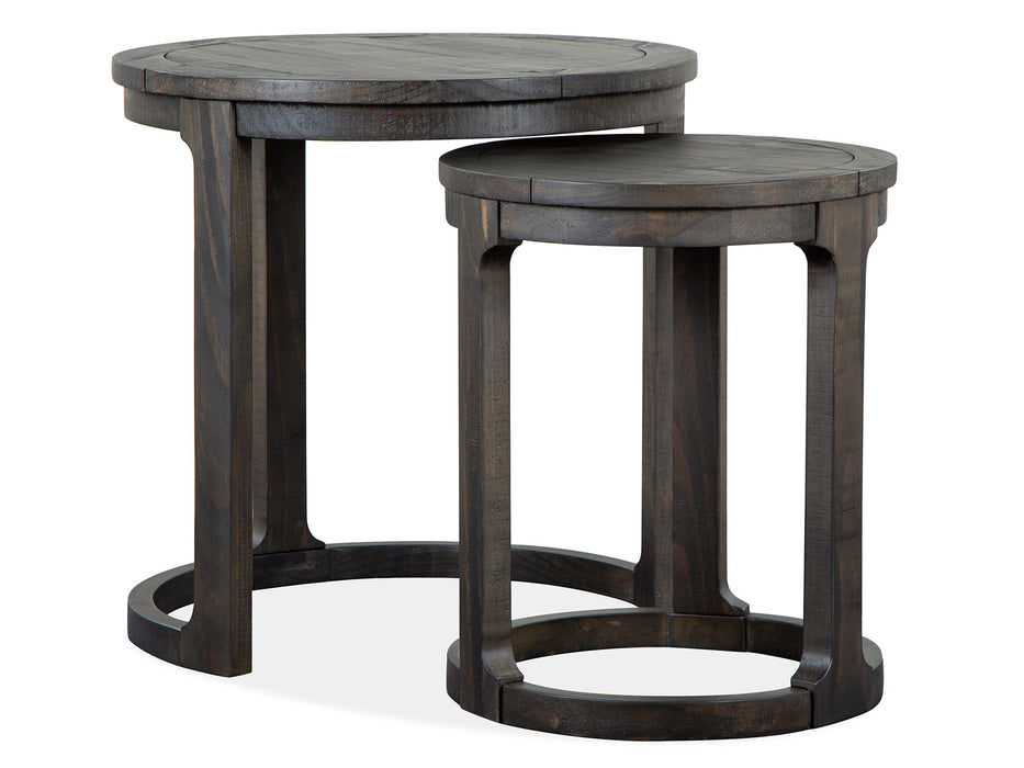Boswell Round Nesting End Table