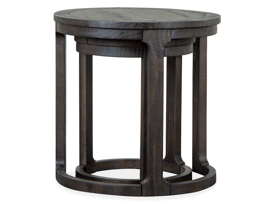 Boswell Round Nesting End Table