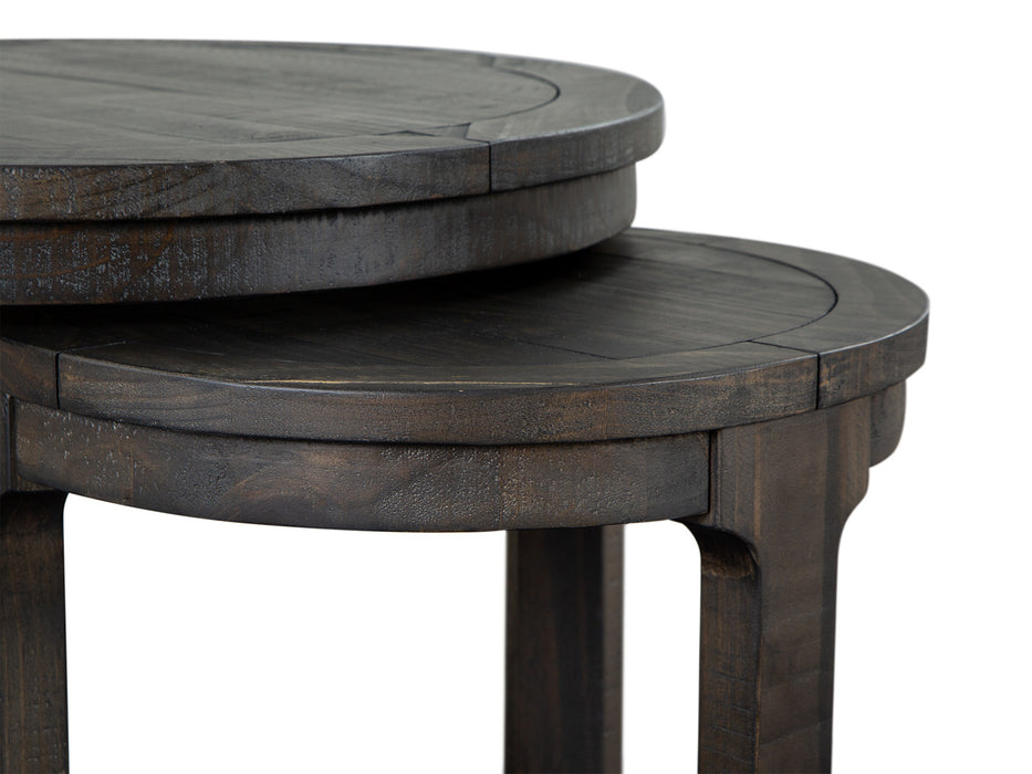 Boswell Round Nesting End Table