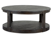 Boswell Round Cocktail Table W/Casters - Furniture City (CA)l