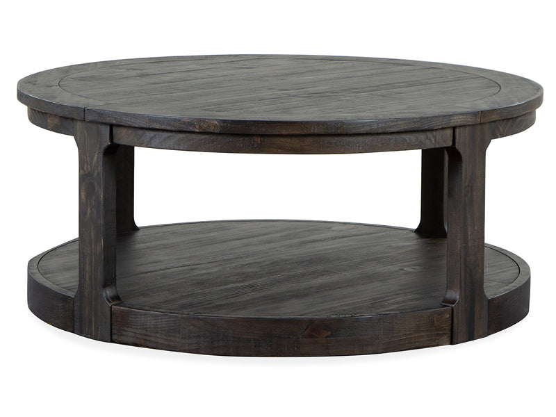 Boswell Round Cocktail Table W/Casters - Furniture City (CA)l