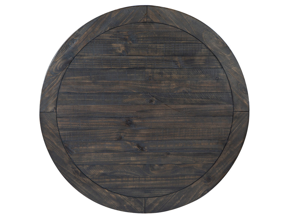 Boswell Round Cocktail Table W/Casters