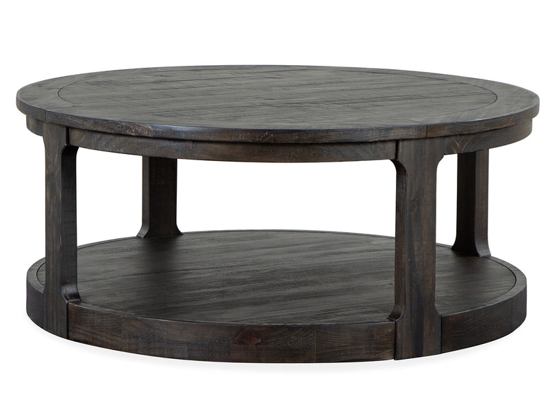 Boswell Round Cocktail Table W/Casters - Furniture City (CA)l