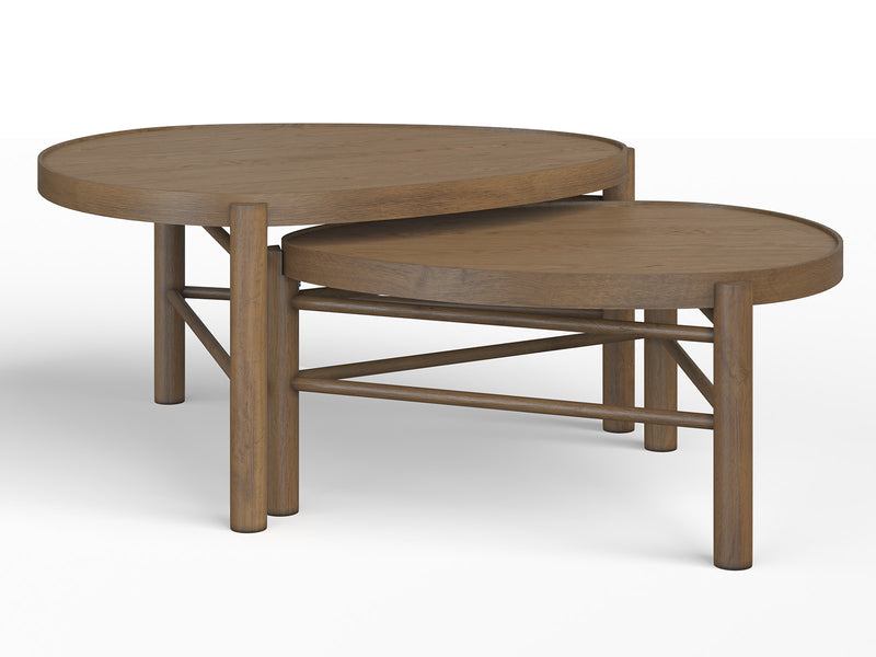 Hadleigh Brown Nesting Cocktail Table - Furniture City (CA)l