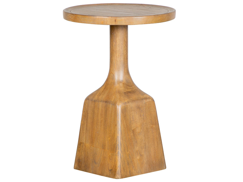 Lindon Round Pedestal Accent End Table - Furniture City (CA)l