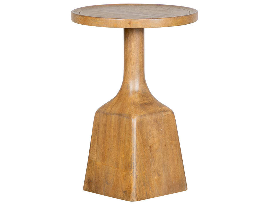 Lindon Round Pedestal Accent End Table