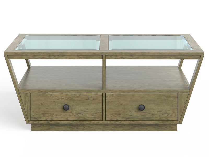 Hardison Rectangular Cocktail Table W/Casters - Furniture City (CA)l