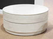 Claudette Round Lift Top Cocktail Table W/Casters - Furniture City (CA)l