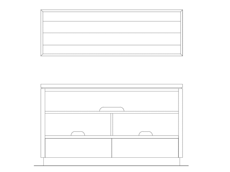 Claudette Console Sofa Table - Furniture City (CA)l