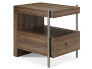 Baxton Rectangular End Table - Furniture City (CA)l