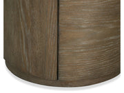 Bosley Lt. Brown Round End Table - Furniture City (CA)l