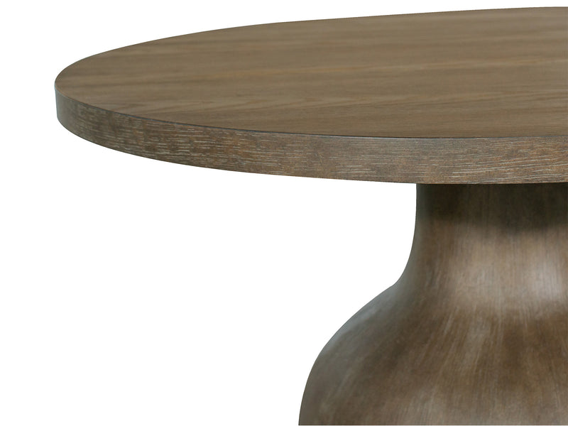 Bosley Lt. Brown Round Cocktail Table - Furniture City (CA)l