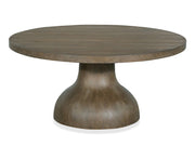 Bosley Lt. Brown Round Cocktail Table - Furniture City (CA)l