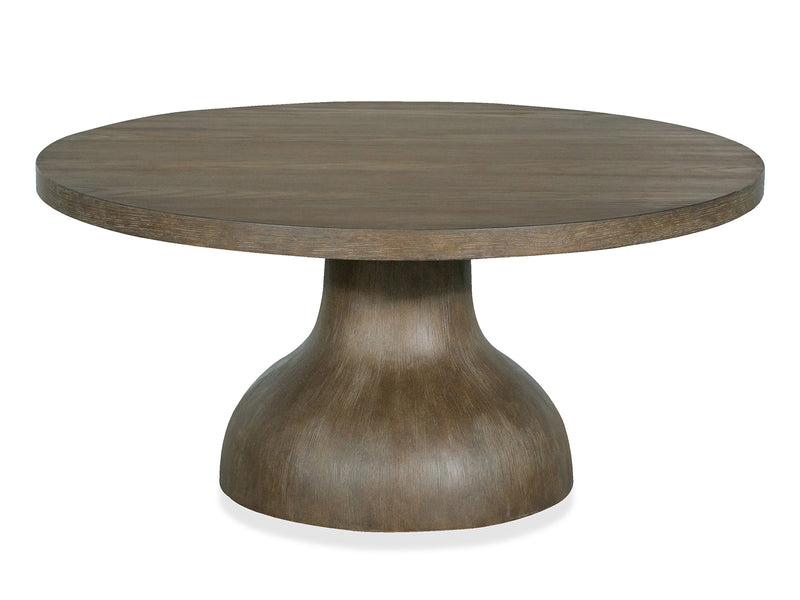 Bosley Lt. Brown Round Cocktail Table - Furniture City (CA)l