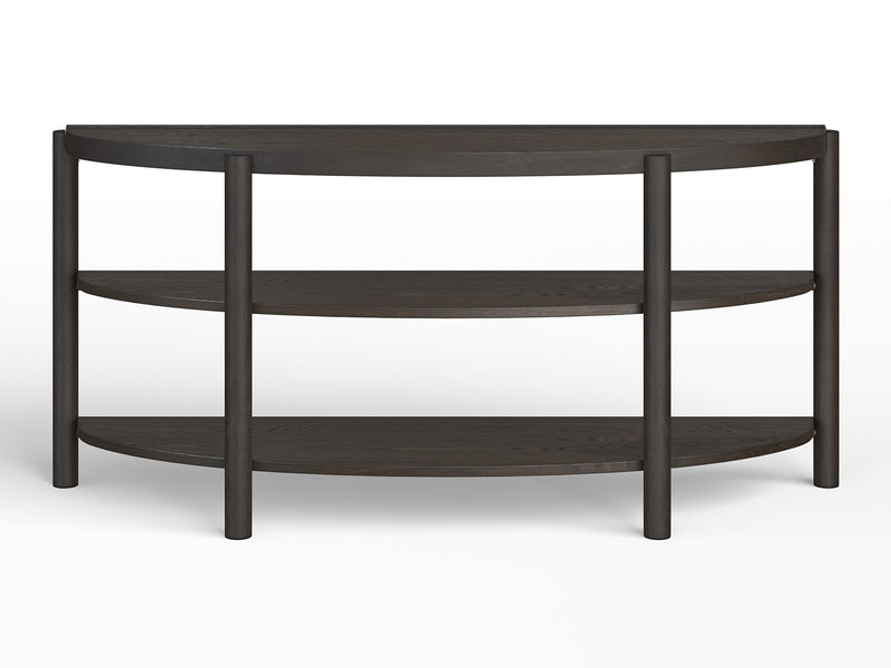 Hadleigh Black Demilune Sofa Table - Furniture City (CA)l