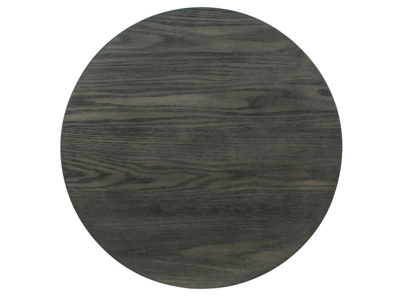 Bosley Dk. Brown Round Accent Table - Furniture City (CA)l