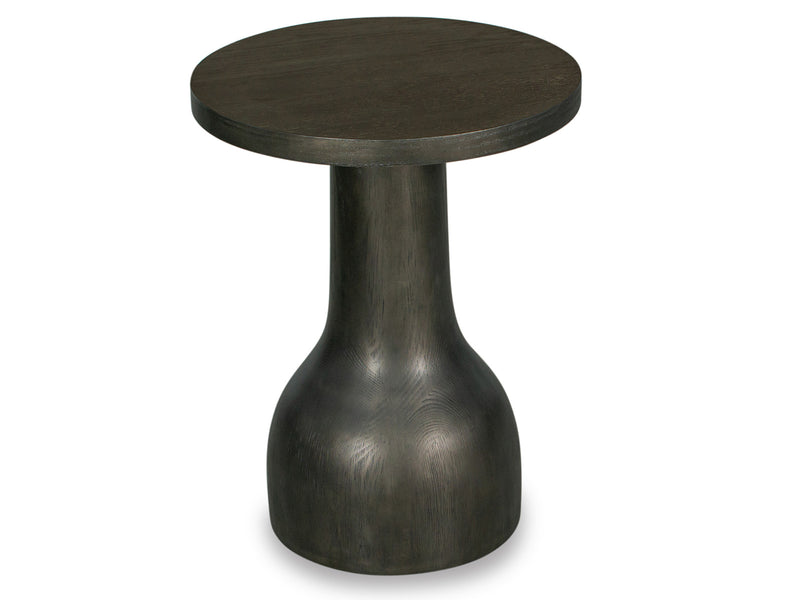 Bosley Dk. Brown Round Accent Table - Furniture City (CA)l