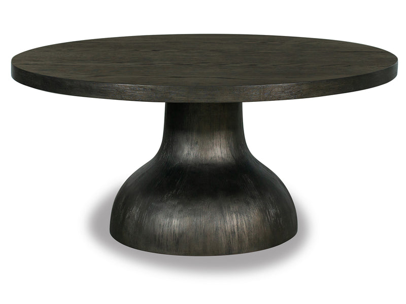 Bosley Dk. Brown Round Cocktail Table - Furniture City (CA)l
