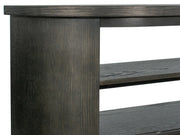Bosley Dk. Brown Demilune Console - Furniture City (CA)l