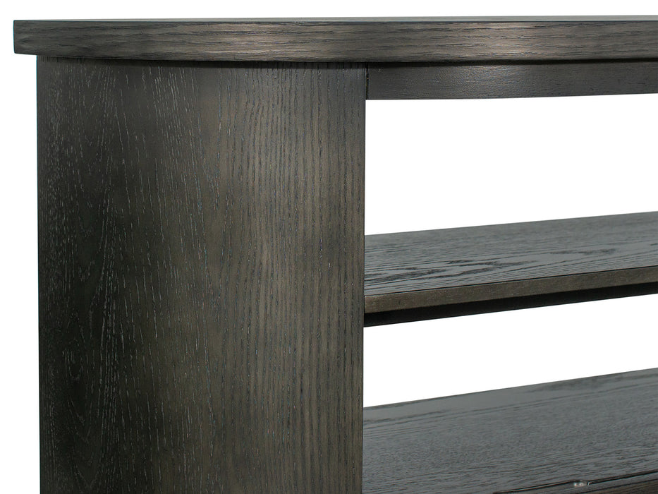 Bosley Dk. Brown Demilune Console